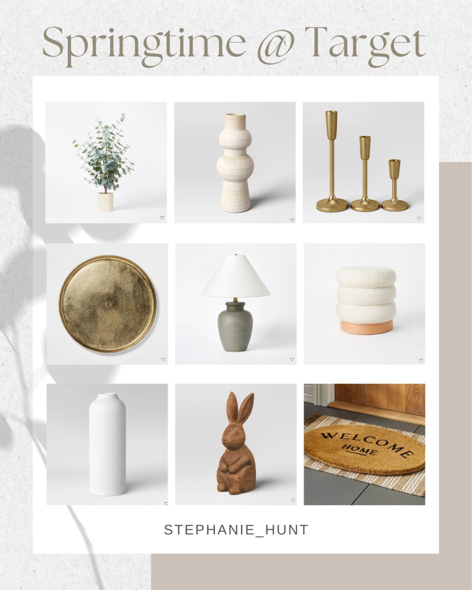 bunnies, lamps, gold accents, greenery… eep give me all the things! 

#LTKhome #LTKSeasonal #LTKsalealert