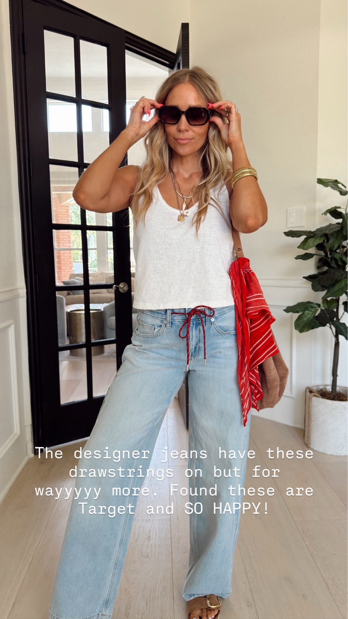 I am loving how Target takes trends from designers and makes it affordable!!! I love the drawstring and the fit of these jeans. 

Wearing size 4/27 my tts 
5’5” | 120 ish lbs

#LTKgrwm #LTKmomlife #LTKdayinmylife