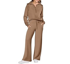 ANRABESS Women 2 Piece Outfits Sweatsuit Oversized Sweatshirt Sweatpants Tracksuit Sweat Lounge M... | Amazon (US)