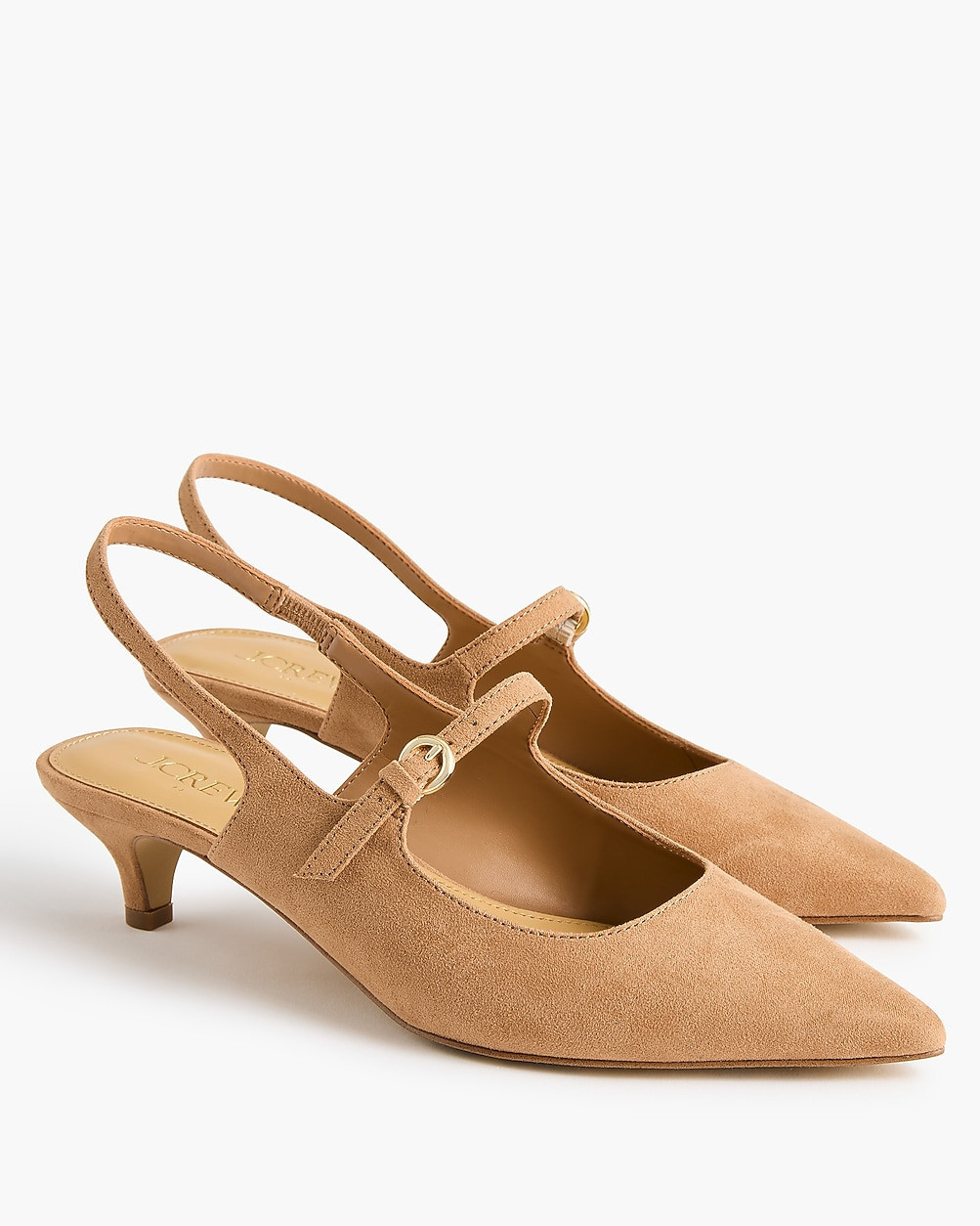 Slingback pointed-toe Mary Jane heels | J.Crew Factory