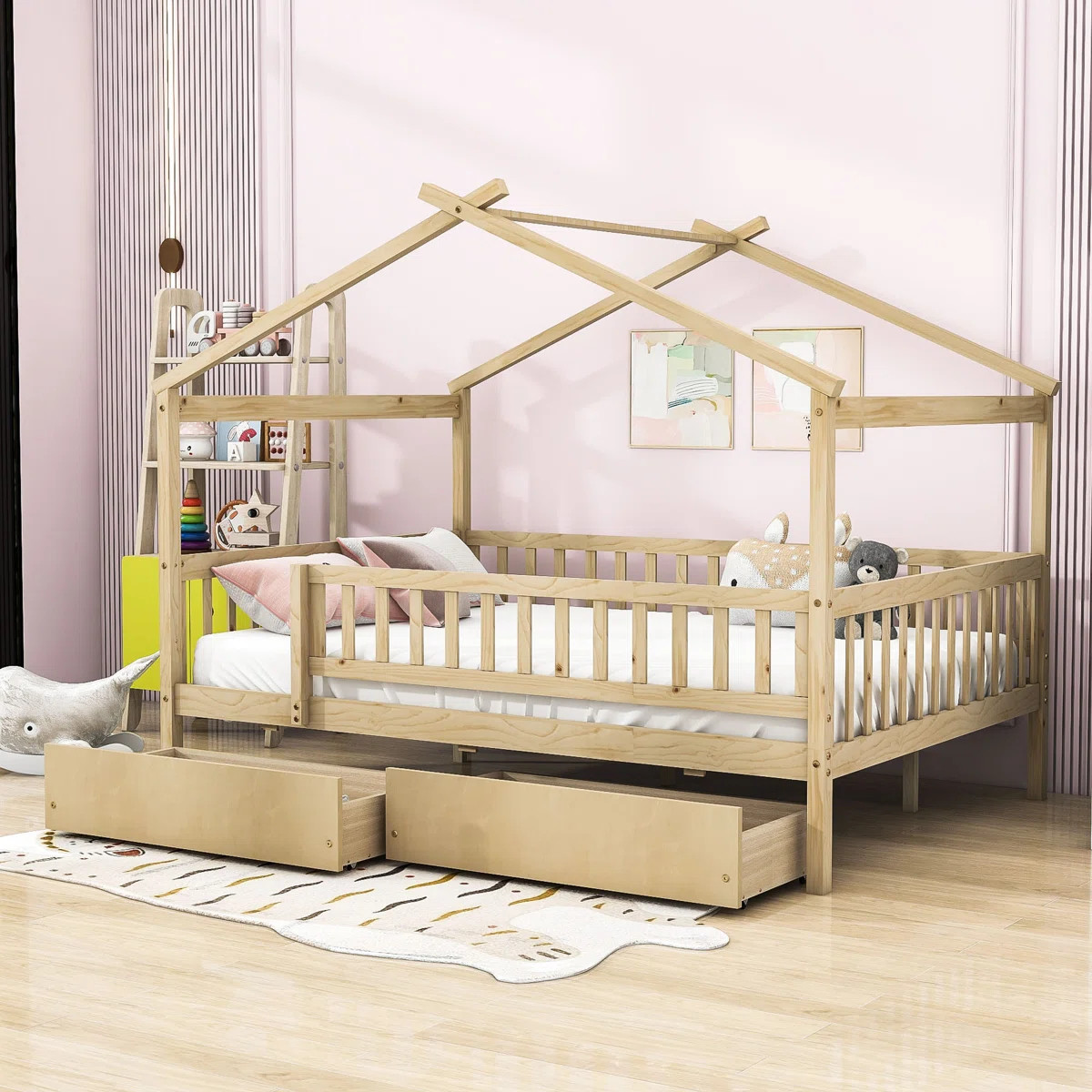 Gracie Oaks Veyaan House Bed & Reviews | Wayfair | Wayfair North America