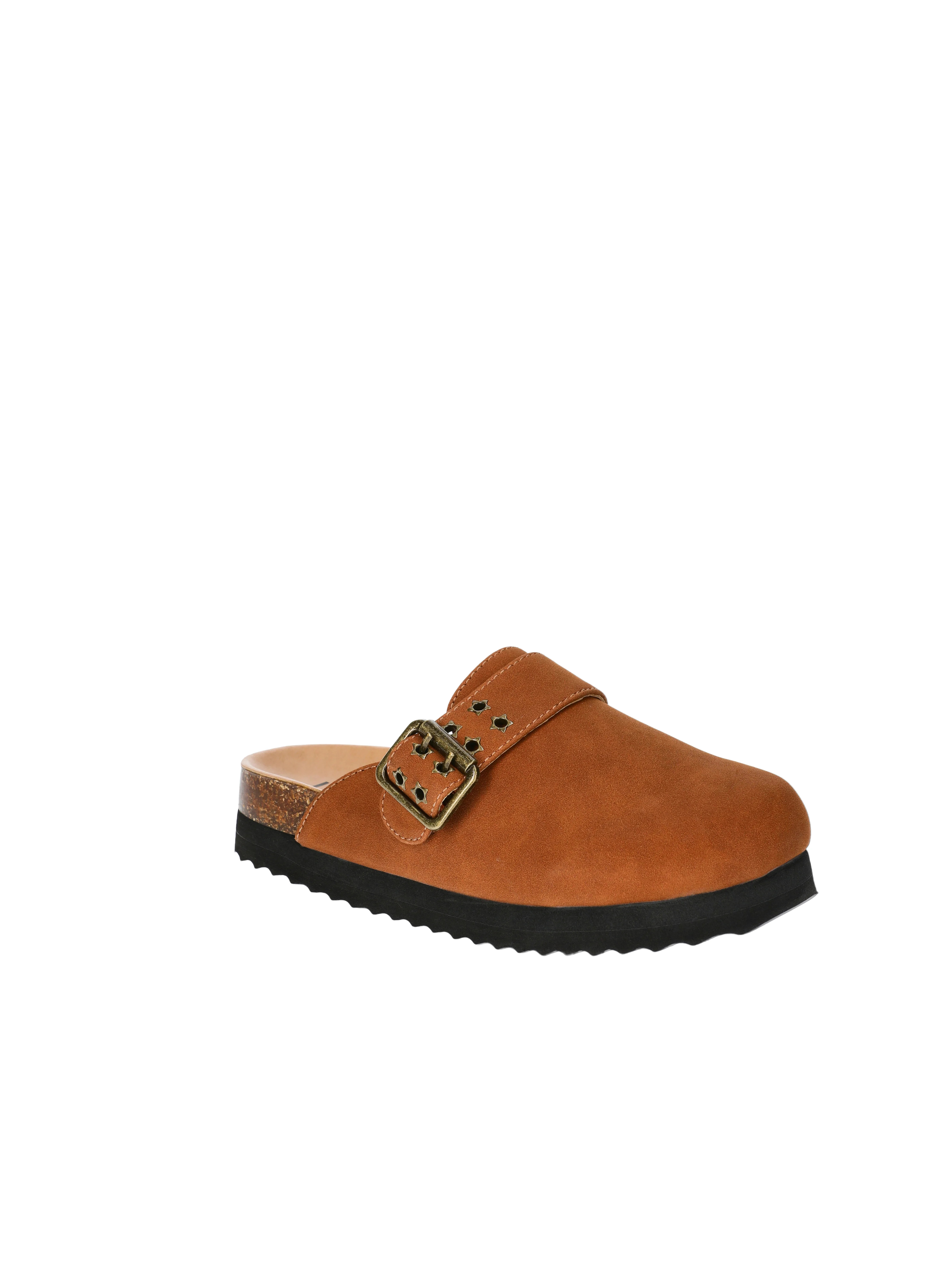 Justice Little and Big Girls' Star Buckle Platform Clogs | Walmart (US)