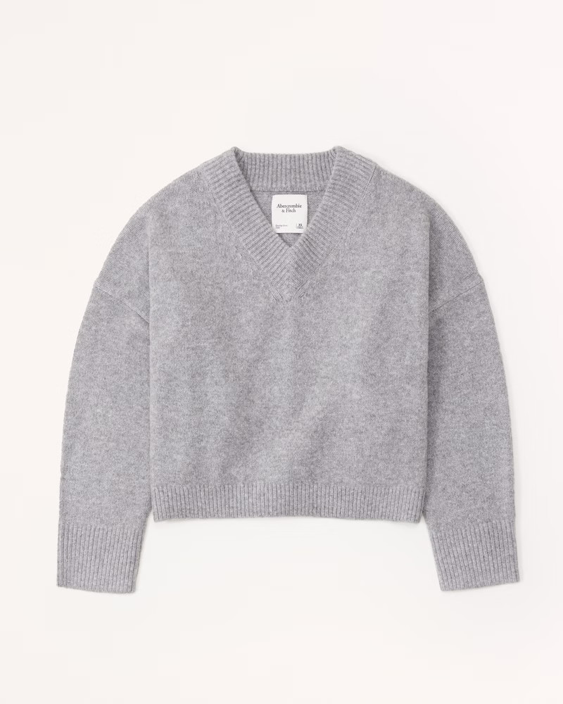 Women's Wedge V-Neck Sweater | Women's Tops | Abercrombie.com | Abercrombie & Fitch (US)