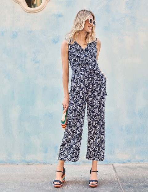 Combinaison Verity - Bleu marine, pois arc-en-ciel | Boden FR | Boden (FR)