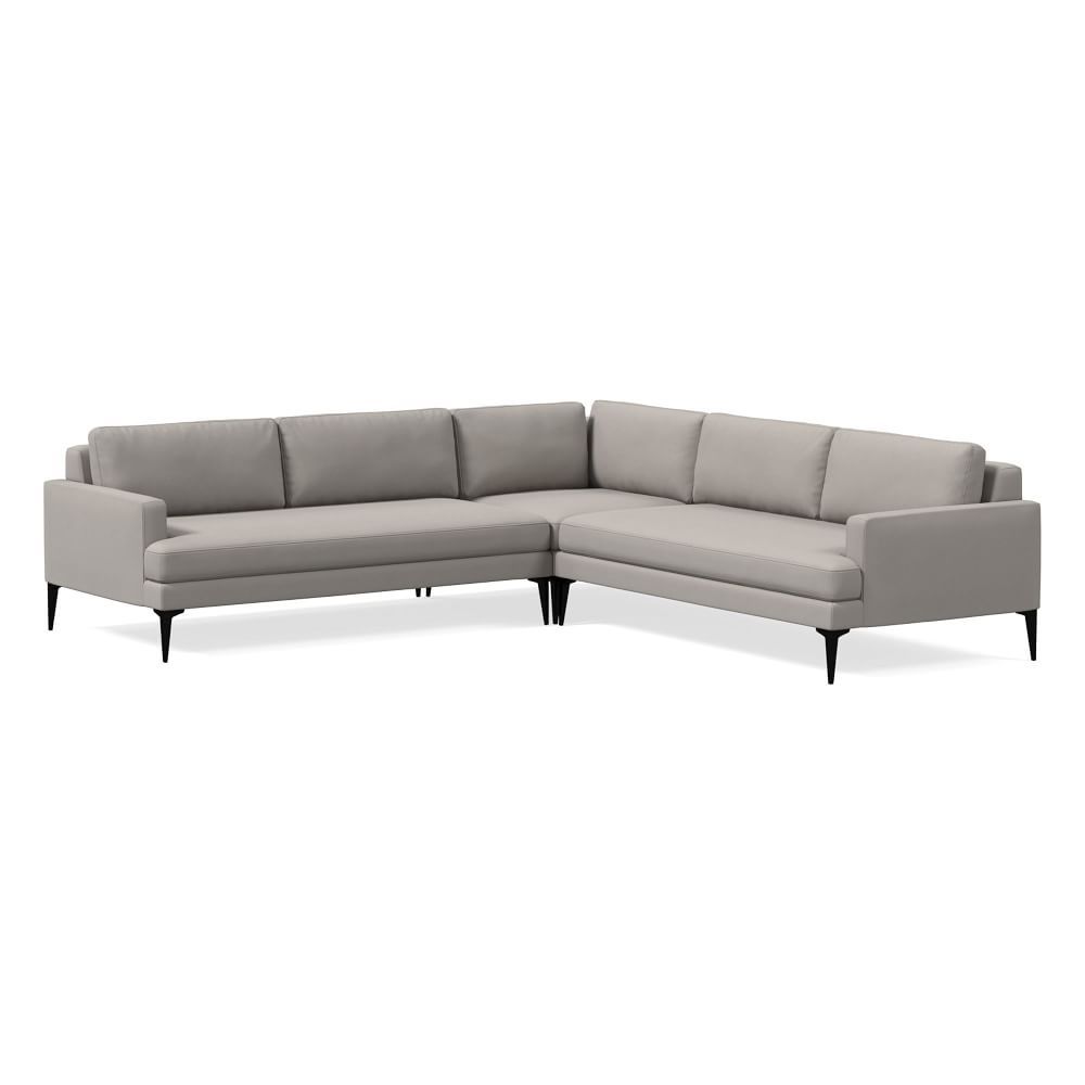 Andes 3-Piece L-Shaped Sectional | West Elm (US)