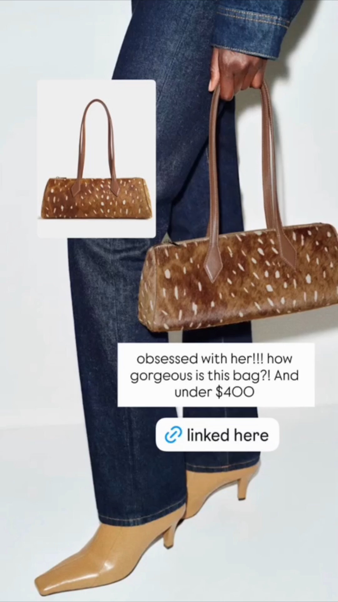Handbags I’m loving for fall! You’ll be seeing a lot of animal print. 

Animal print handbag 
Affordable handbags 
Reformation 
Madewell
Simon miller

#LTKxMadewell #LTKgrwm #LTKootd