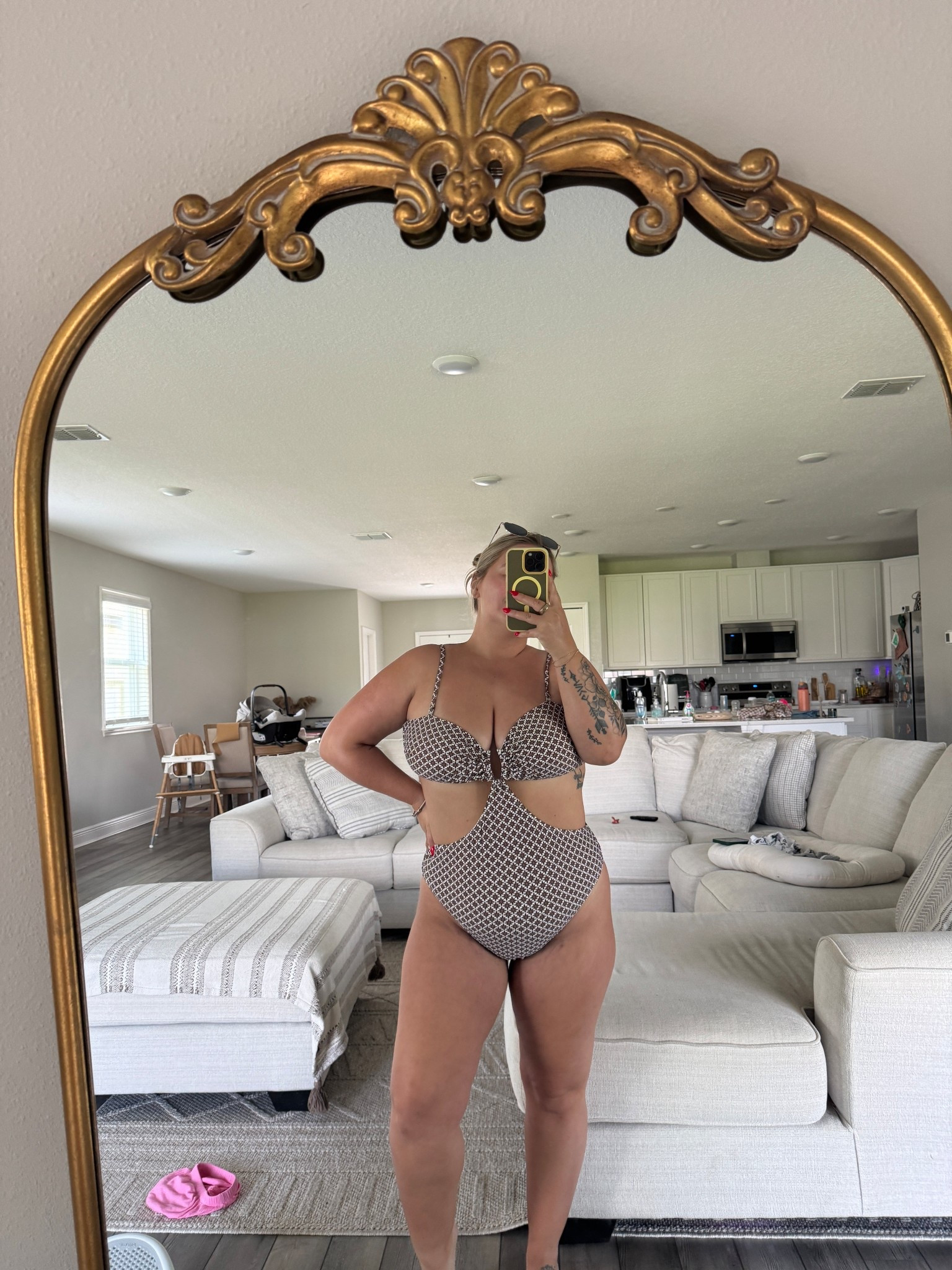 Cutouts + comfy = my kind of swimsuit 🤍 linked this one-piece that’s flattering but still mom-life approved ✨

#LTKSwim #LTKMidsize #LTKPetite