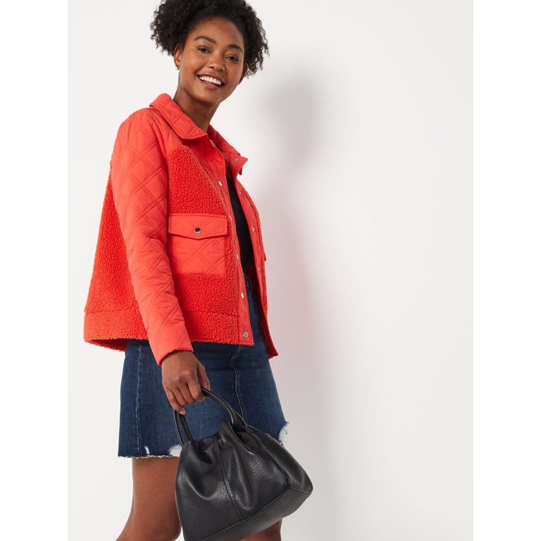 Time and Tru Women’s Fiona Crossbody Handbag Black - Walmart.com | Walmart (US)