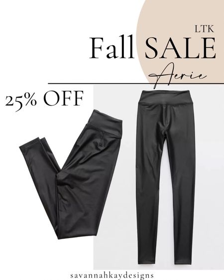 I love these faux leather leggings from @aerie and always get my true size. They are one of my top grabs all fall and winter

25% off makes them perfect to grab a pair or two!

5’3”
XS

#leggings #aerie #ltksale 

#LTKstyletip #LTKworkwear #LTKSale