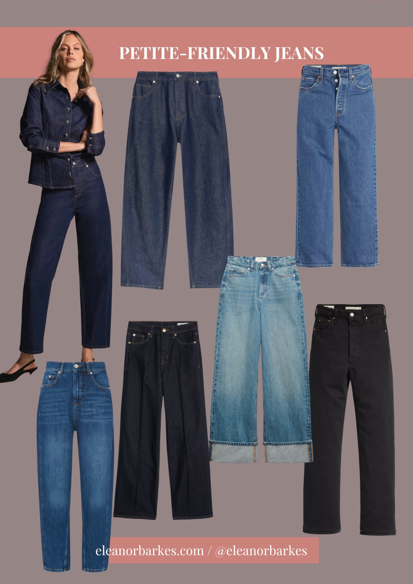 Petite jeans 
Petite-friendly jeans 
Mint Velvet, Marks and Spencer, Levi’s, Whistles 




#LTKpetite #LTKwinter #LTKuk