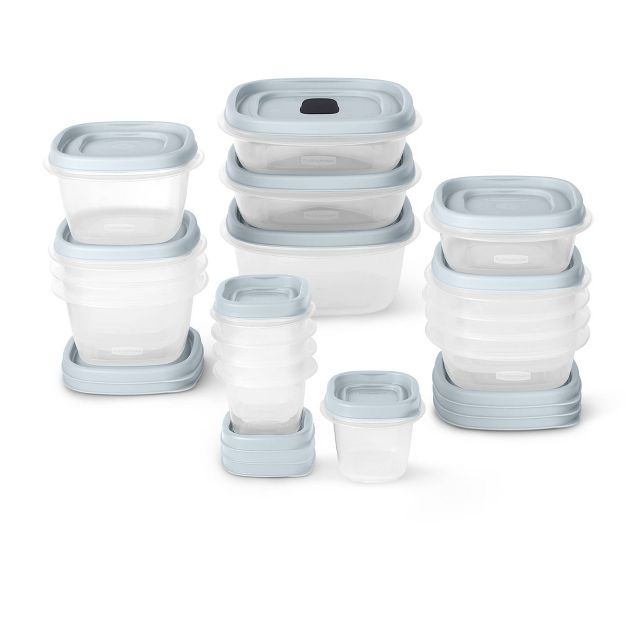 Rubbermaid EasyFindLids 34pc Plastic Food Storage Container Set - Special-Edition Chris Loves Jul... | Target