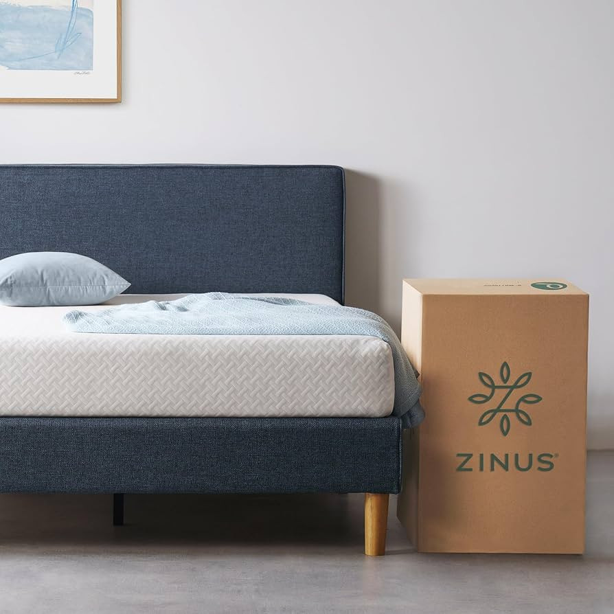 ZINUS 8 Inch Green Tea Cool Feel Memory Foam Mattress, Full, Mattress in A Box with Compact WONDE... | Amazon (US)