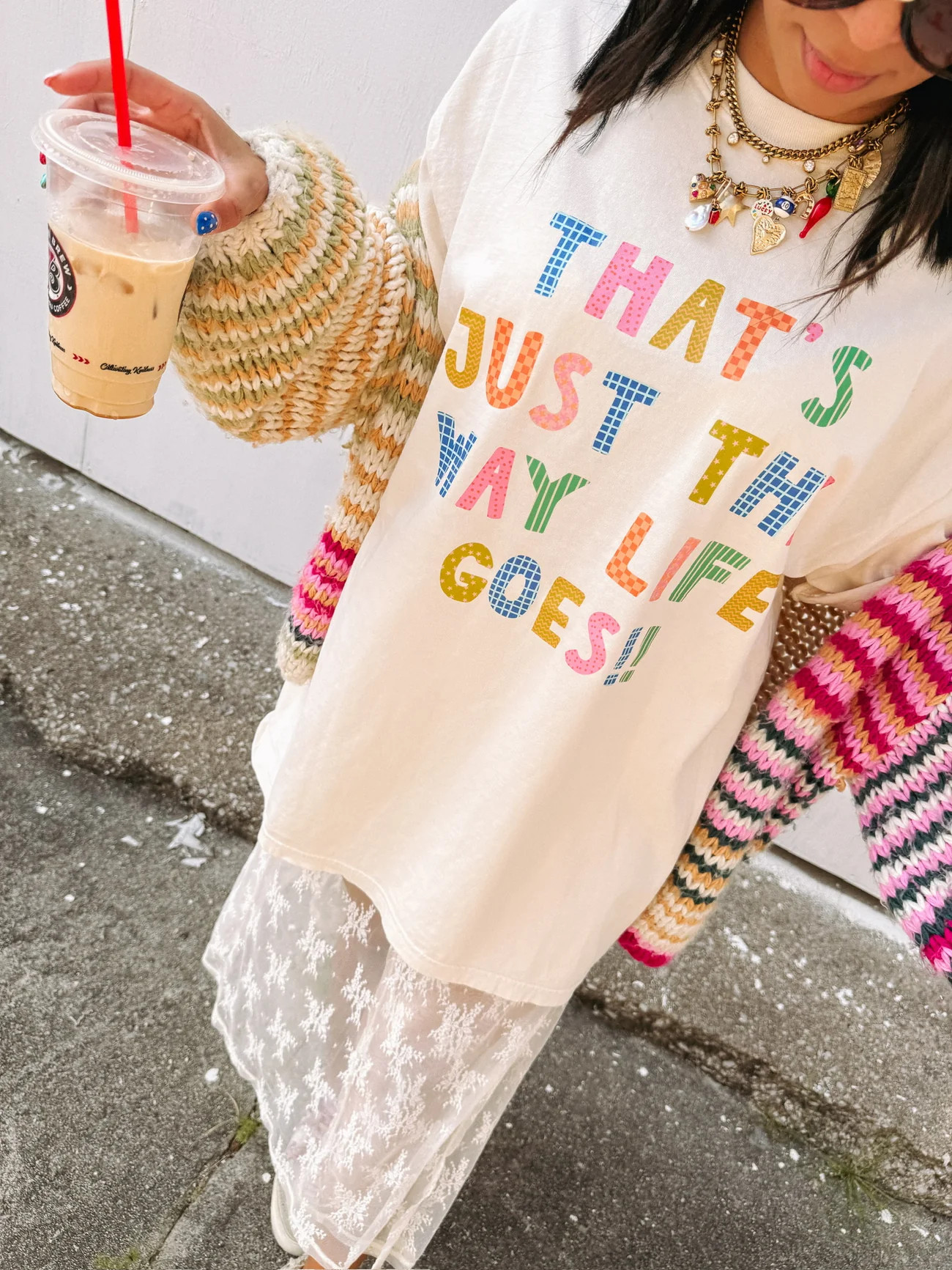 ETTA OG | just the way life goes graphic tee - ivory | Etta+East