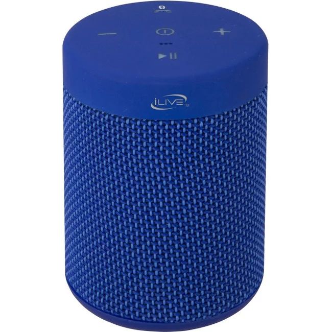 iLive ISBW108 Waterproof Fabric Wireless Bluetooth Speaker - Blue | Walmart (US)