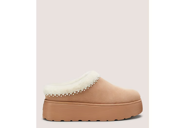 NELLIE PEARL FLATFROM MULE | Stuart Weitzman (US)