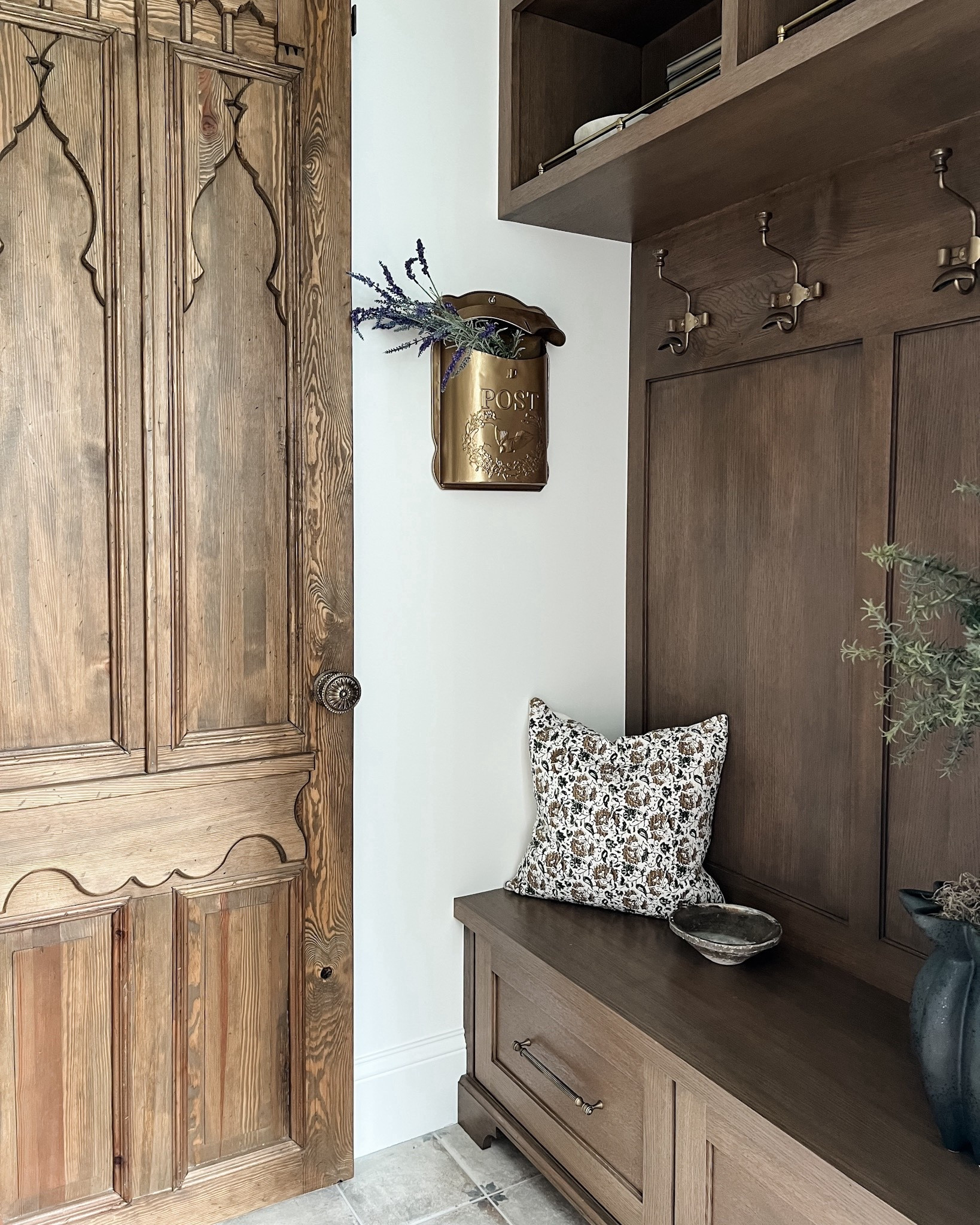 This vintage inspired postal box is so fun in a mudroom  

#LTKHome #LTKSeasonal #LTKFindsUnder50