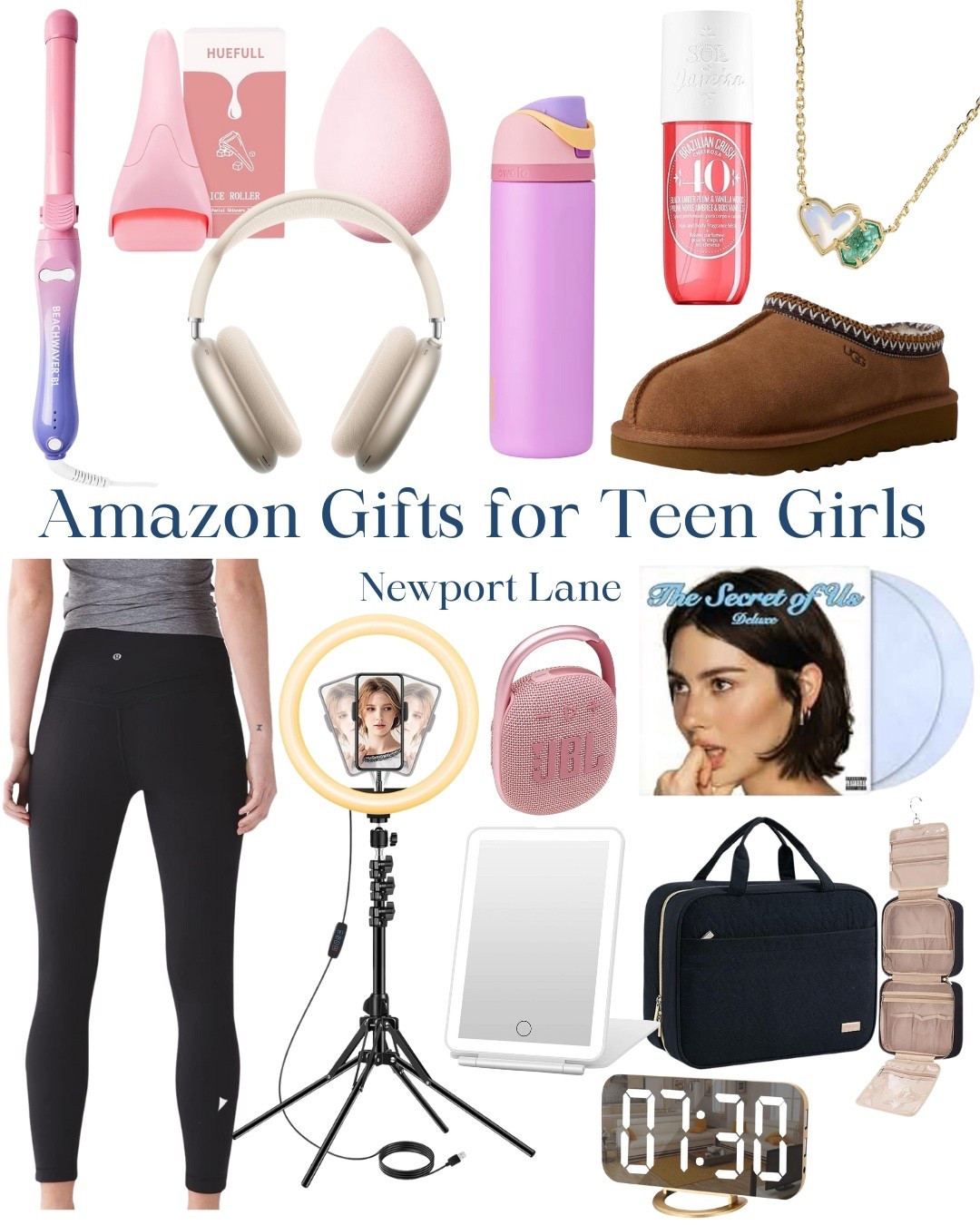 This gift guide is packed with teen girls essentials for school, travel, beauty routines, and just chilling out in style! Think comfy leggings, a chic water bottle, a travel makeup bag, and the latest album on vinyl.
christmas gift for girls, tech gadgets, beauty essentials, wellness finds, content creator starter pack, travel must haves, holiday gifting, teen wish list

#LTKBeauty #LTKGiftGuide #LTKFindsUnder100