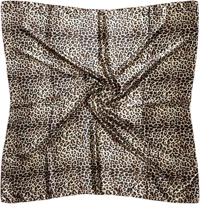 Women's 35" Satin Square Silk Like Hair Scarves and Wraps Headscarf for Sleeping | Amazon (US)