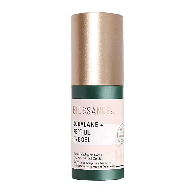 Biossance Squalane + Peptide Eye Gel. Reduce Dark Circles and Puffiness, Improve Fine Lines and H... | Amazon (US)