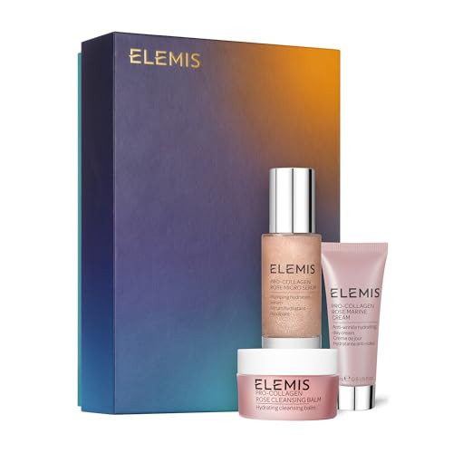 ELEMIS Pro-Collagen Rose Icons, Cleanse Plump & Hydrate, Holiday Skin Care Gift Set for Women | Amazon (US)