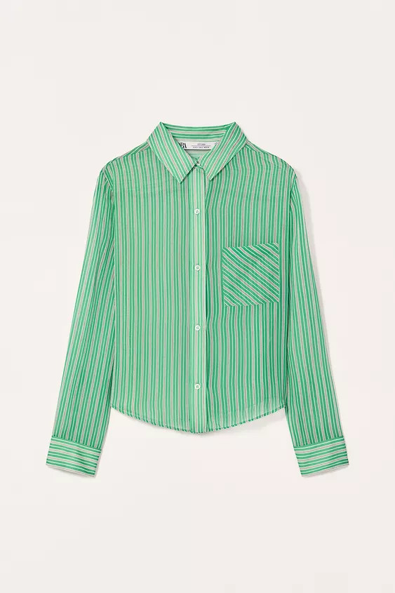 SLIM STRIPED LIMITED EDITION SHIRT | Zara US