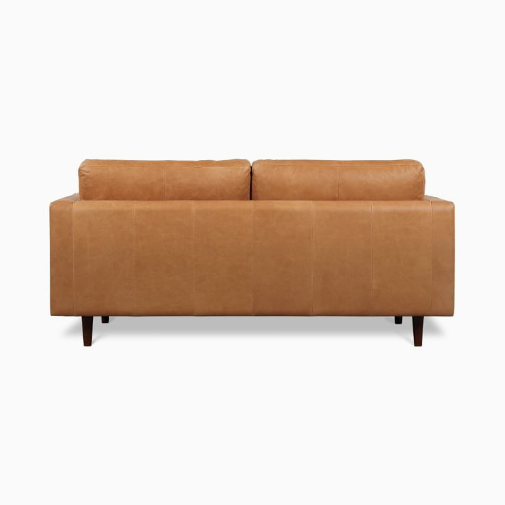 Dennes Leather Sofa (72"–88") | West Elm (US)