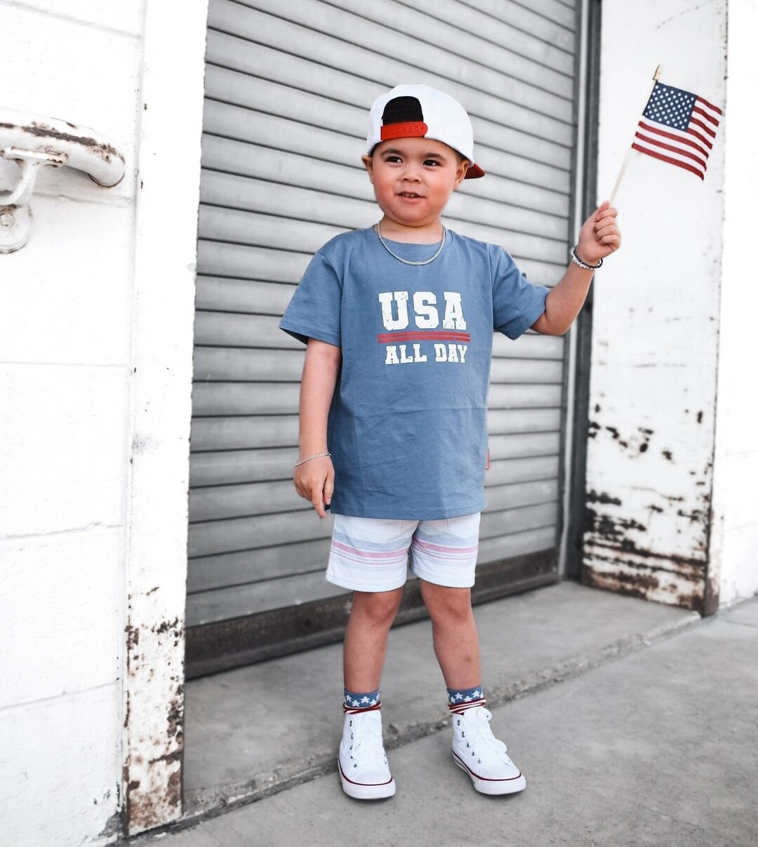 USA All Day X Kids 4th of July Shirt X Memorial Day Tee X Toddler Summer Independence Day X Usa T... | Etsy (US)