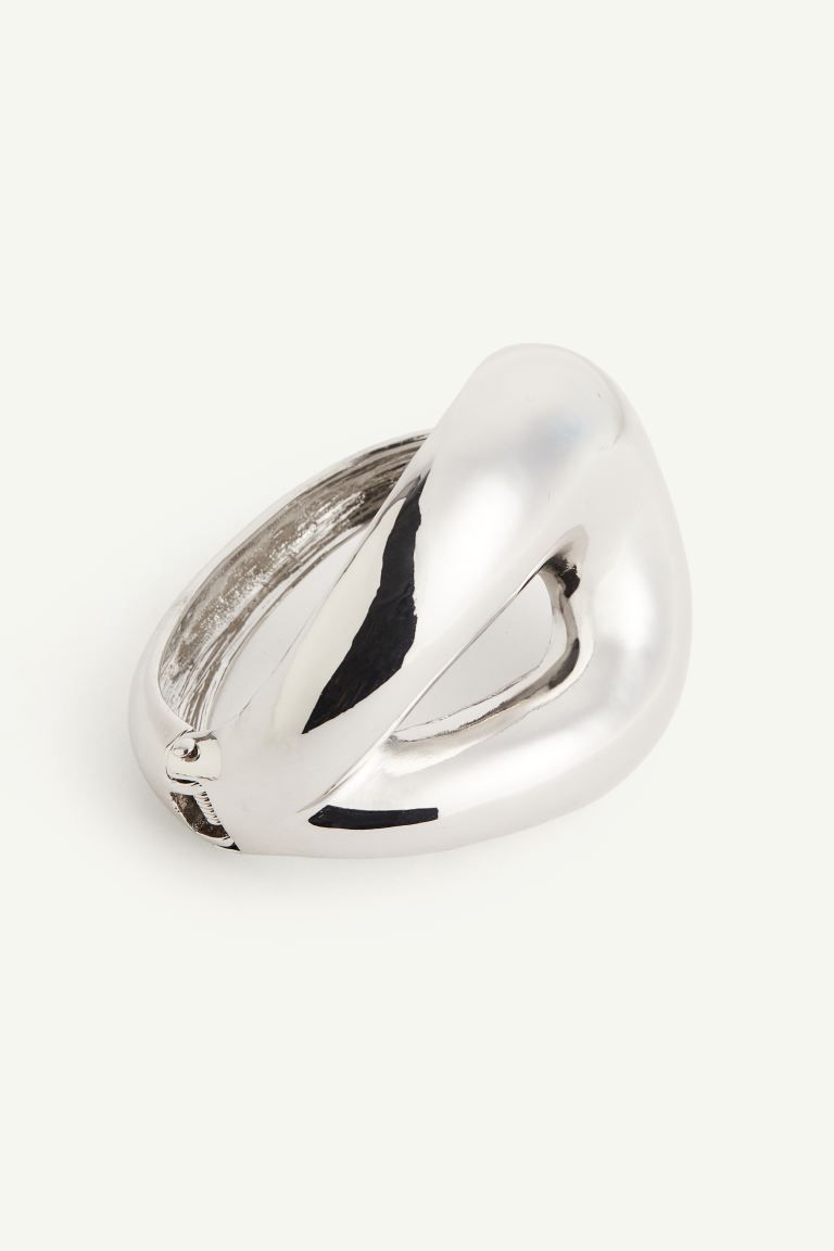 Chunky Bangle - Silver-colored - Ladies | H&M US | H&M (US + CA)