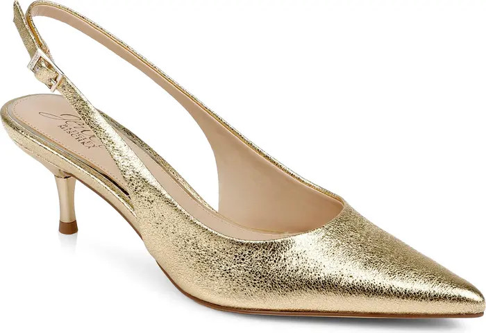 Jewel Badgley Mischka Ilana Slingback Pump (Women) | Nordstrom | Nordstrom