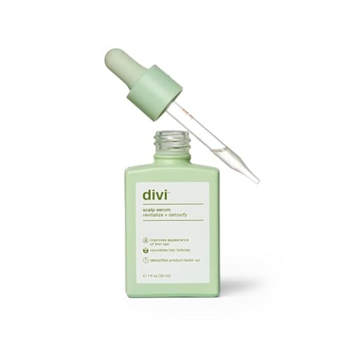 Divi Scalp Serum for Thinning Hair, 30ml – Clinically Tested, Nourishing Formula with Amino Acids, Caffeine & Rosemary Oil – Promotes Healthy Scalp & Fuller-Looking Hair, Reduces Oil & Product Buildup | Amazon (US)