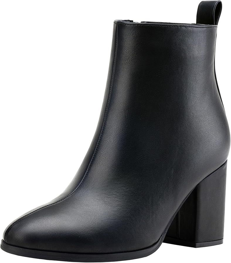 Jeossy Women's 9637A Dressy Ankle Boots,Fashion Block Heel Booties | Amazon (US)