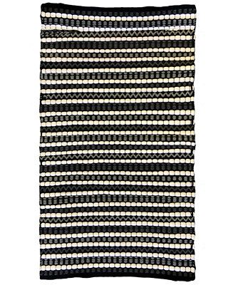 Cotton Multi-Stripe 27" x 45" Accent Rug | Macys (US)