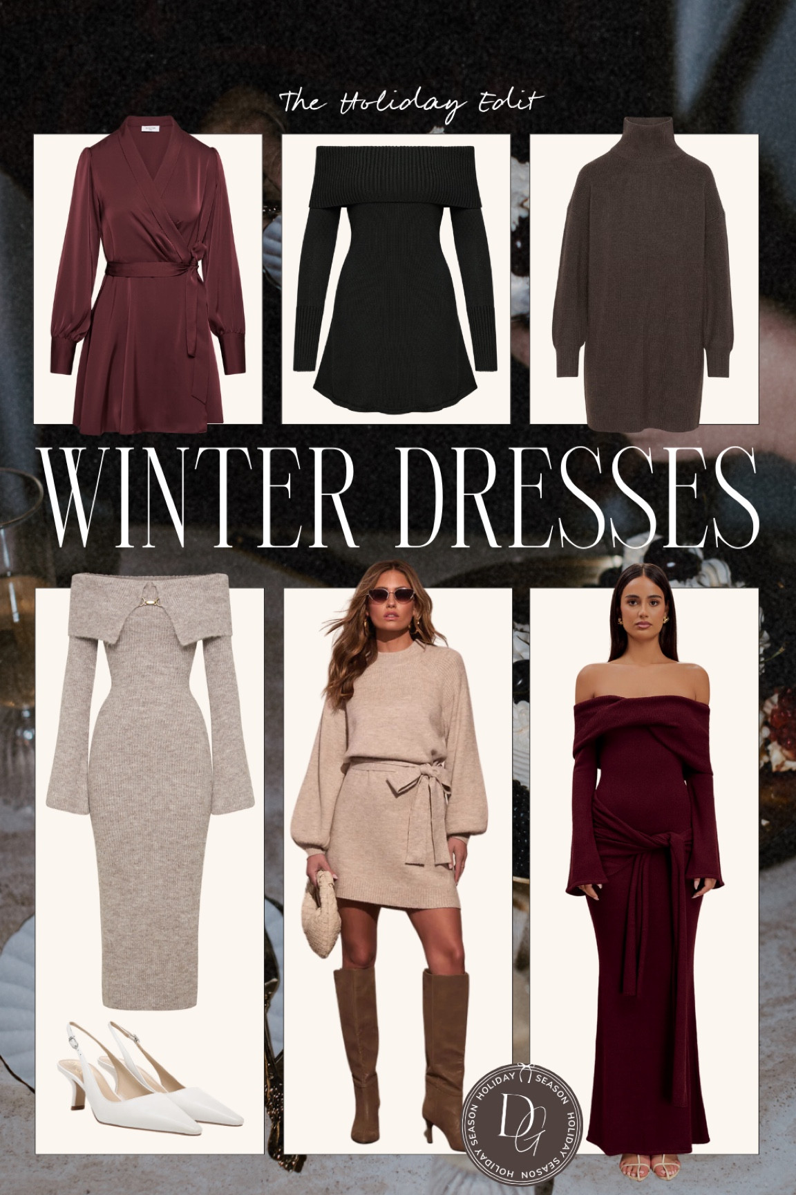 The Holiday Edit: Winter Dresses 🖤  

holiday outfits, 2024 holiday outfit, holiday style, holiday sweater, holiday sweaters, christmas outfit inspo, christmas party outfit, christmas party outfits, holiday part outfit, holiday party outfits, holiday look, holiday looks, holiday style, winter outfit, winter outfits, winter style, winter 2024, christmas 2024, winter dress, sweater dress, sweater dresses, winter outfit, winter outfits 

#LTKSeasonal #LTKHoliday #LTKStyleTip