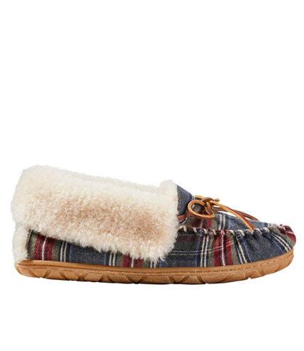 Women's Wicked Good Moccasins, Plaid | L.L. Bean