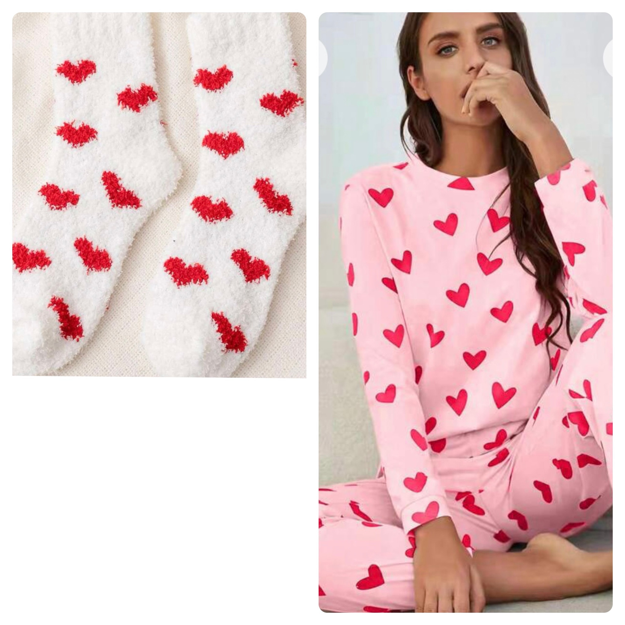 #valentine’s day #galentine’s day #shein #womens clothing #socks #hearts #valentines #pajamas #women’s #seasonal 

#LTKsalealert #LTKSeasonal #LTKfamily