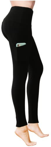 COMFY FOREVER Black Leggings for Women, Gym & Workout Leggings for Women | Leggings for Girls | Plus Size Leggings with pockets | Compression Leggings tummy control | athletic leggings for women (XXL) | Amazon (US)