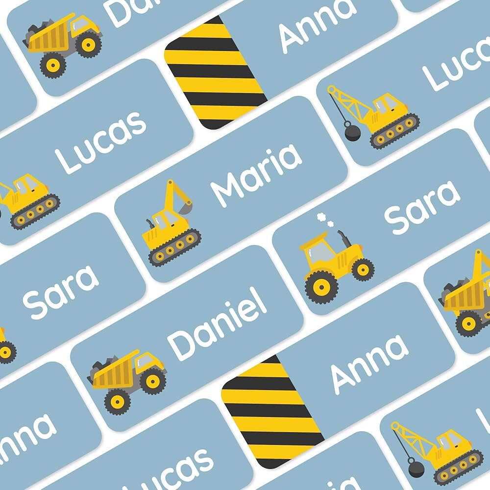 60 Personalized Name Labels (1.2” x 0.5”) to Use on Clothes and Gear. Waterproof and Self-Adh... | Amazon (US)