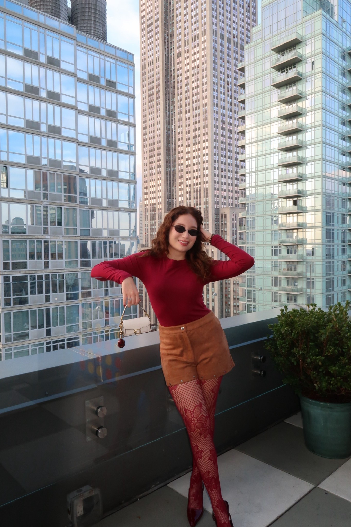 Nyfw fall burgundy outfit 

#LTKFindsUnder50 #LTKFallSale #LTKSeasonal