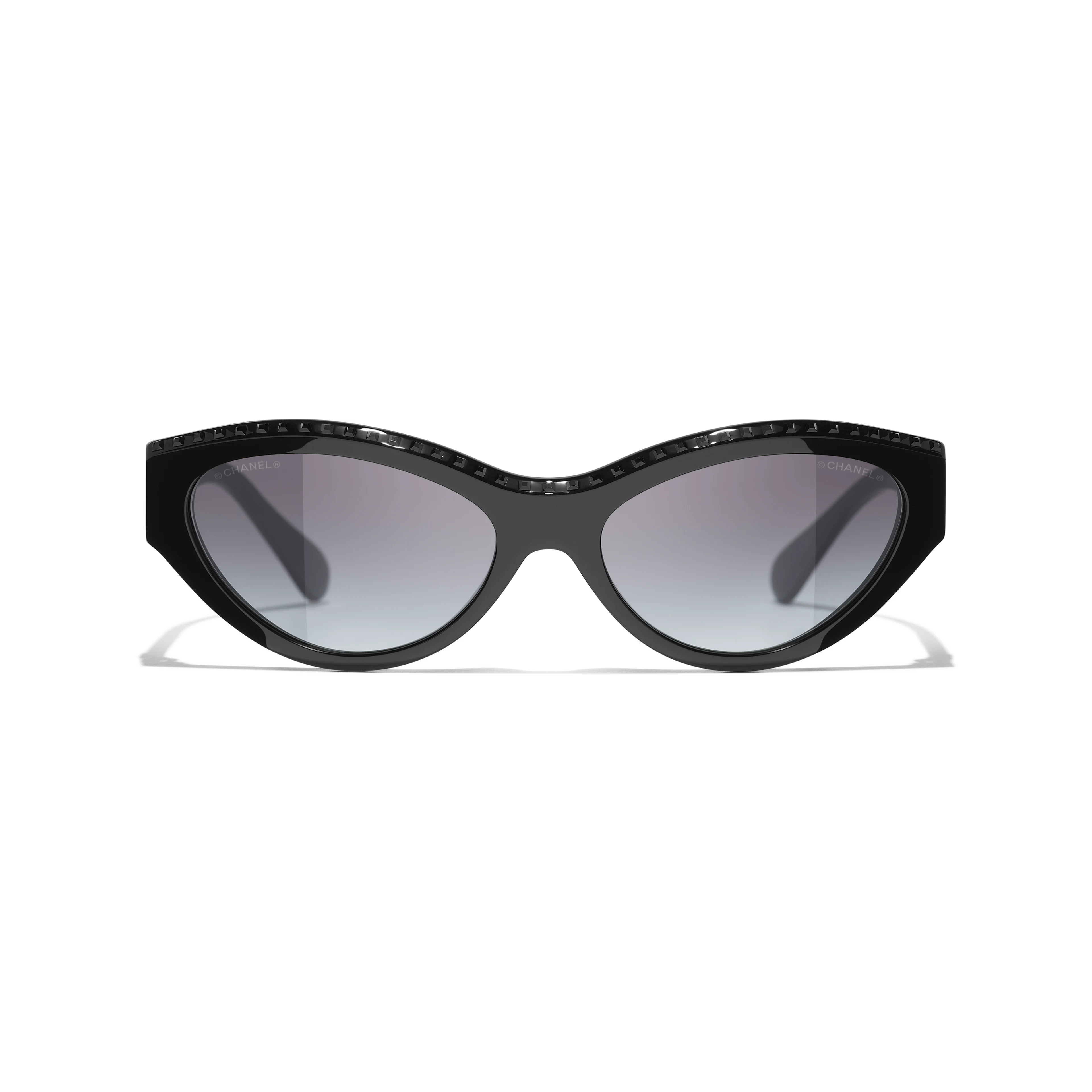 CHANEL Sunglasses: Cat Eye Sunglasses, acetate & strass — Fashion | CHANEL | Chanel, Inc. (US)