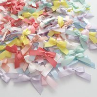 Pastel Mini Bow Embellishments, 12Ct Ribbon Applique, Scrapbooking Bows, Card Making, Craft Supplies, Small | Etsy (US)