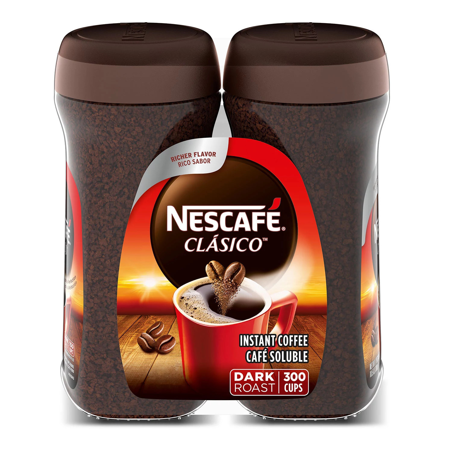 Nescafé Clasico Dark Roast Instant Coffee, 21 oz. | Sam's Club
