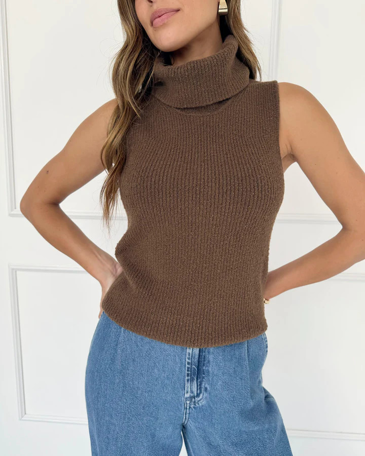Splendid x @Cellajaneblog Turtleneck Tank Sweater | Splendid | Splendid