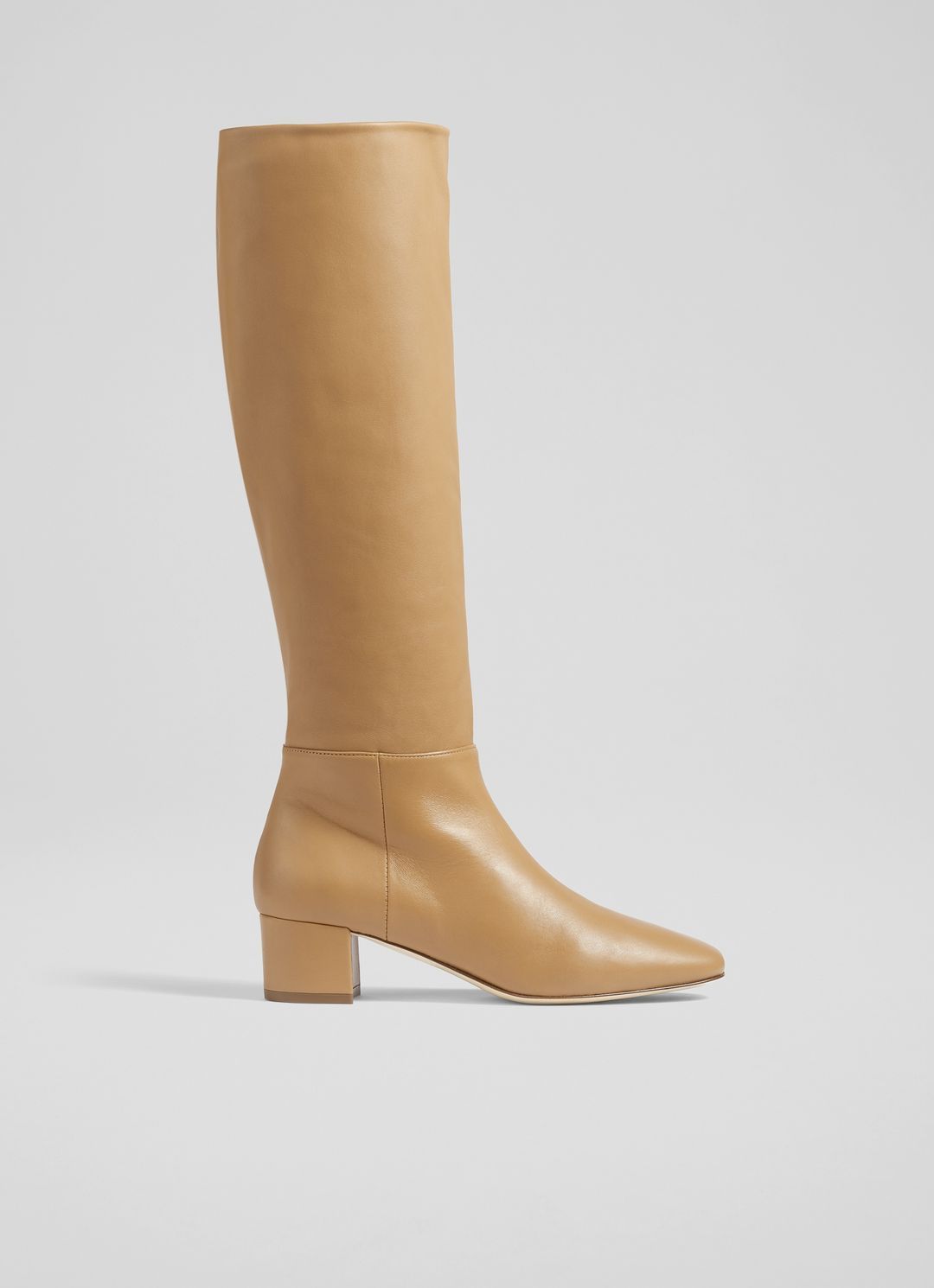 Karen Camel Nappa Leather Knee Boots | L.K. Bennett (UK)