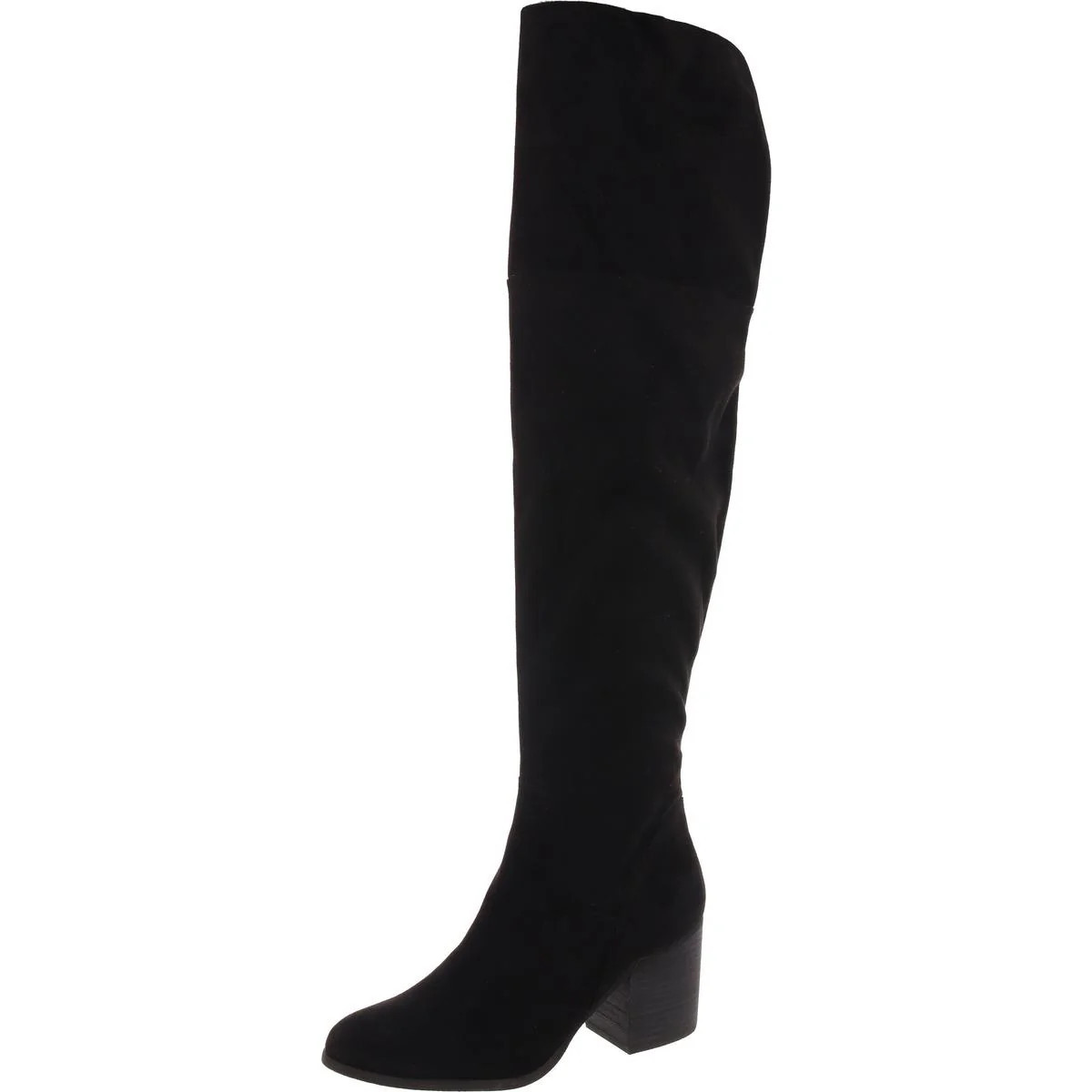 Womens Slit Faux Suede Over-The-Knee Boots | Shop Simon