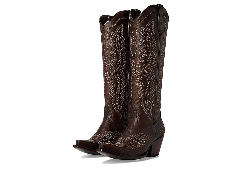 Ariat Casanova Western Boots Women's Shoes Rich Chocolate : 7.5 B - Medium, Leather | Zappos