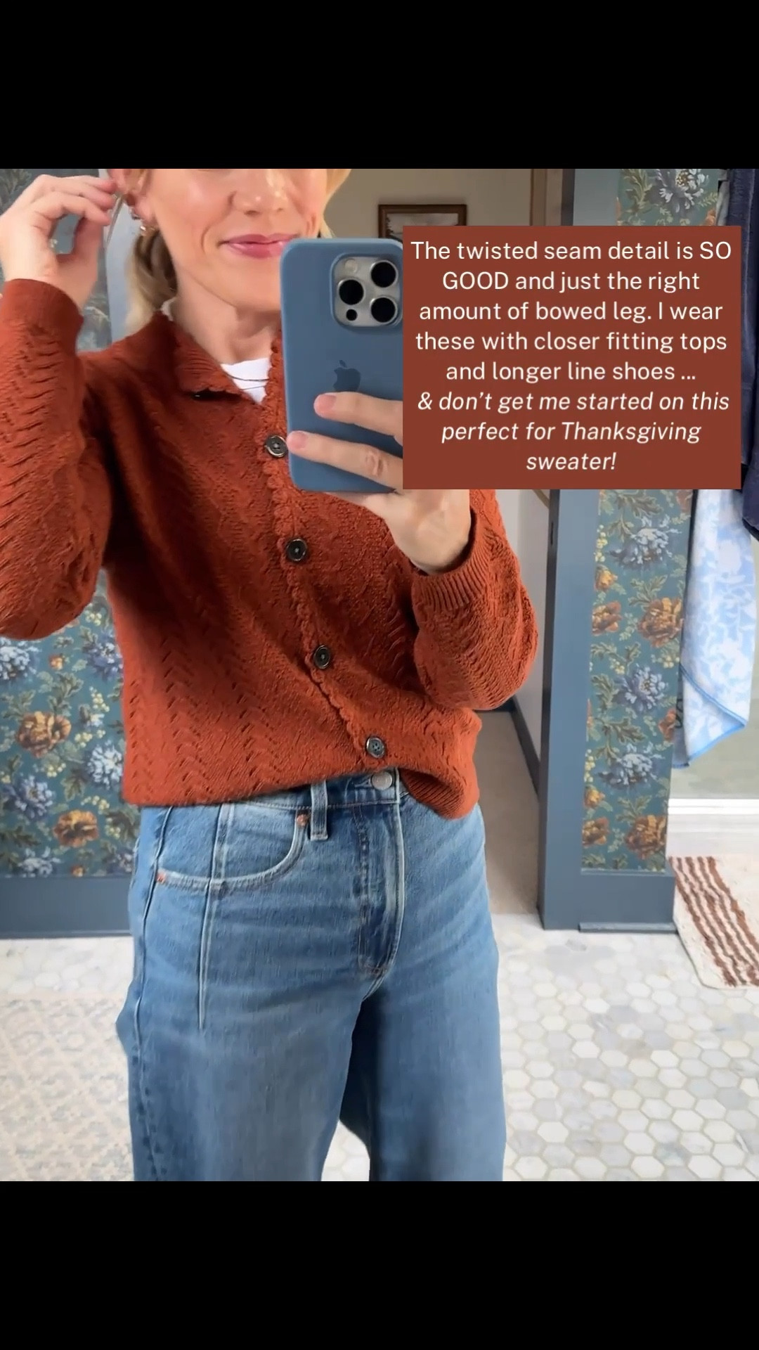 The everyday, feel good jeans ~ use code CLAIRE15 at Pistola ~ wearing my regular size ankle length, madewell favorite layering tank, Boden round toe party flats, cashmere socks, Alex mill sweater in my regular size small ~ xo, Claire 

#LTKSaleAlert #LTKOver40 #LTKSeasonal