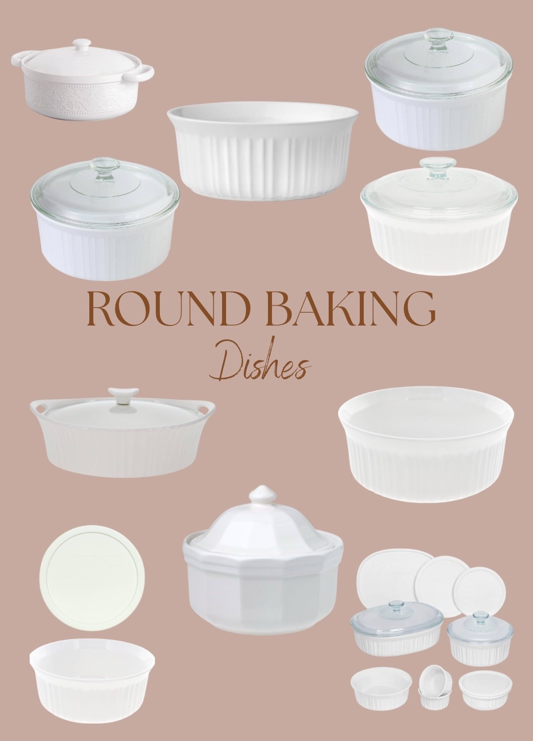 Get ready for holiday casseroles with these white baking dishes from Amazonn

#corningware #casseroledish #bakingpan #amazon 

#LTKFindsUnder50 #LTKHome #LTKHoliday