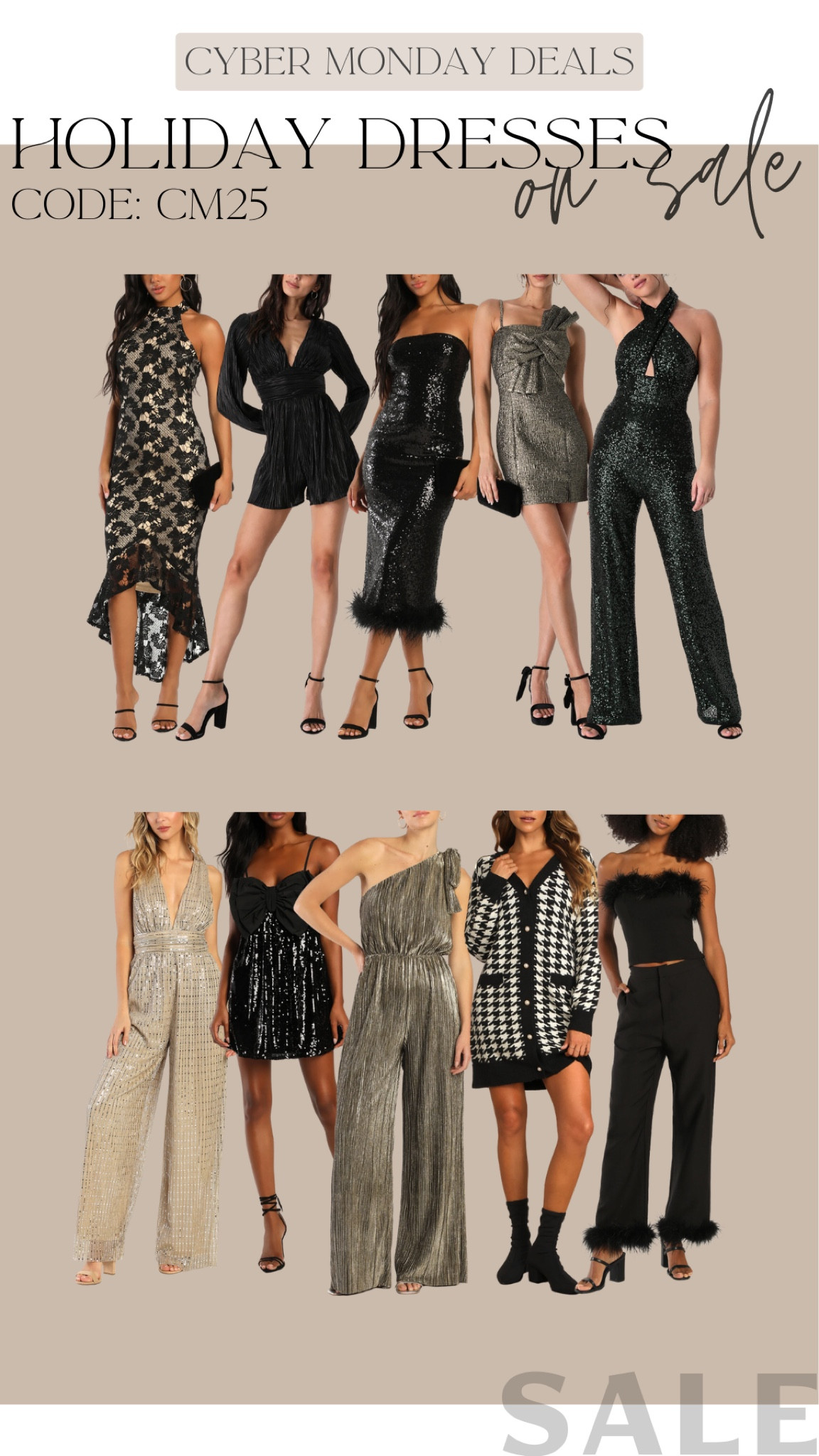 Lulu’s has SUCH a great selection of holiday dresses on sale right now! Use code CM25 for 25% off. 




#LTKsalealert #LTKstyletip #LTKHoliday