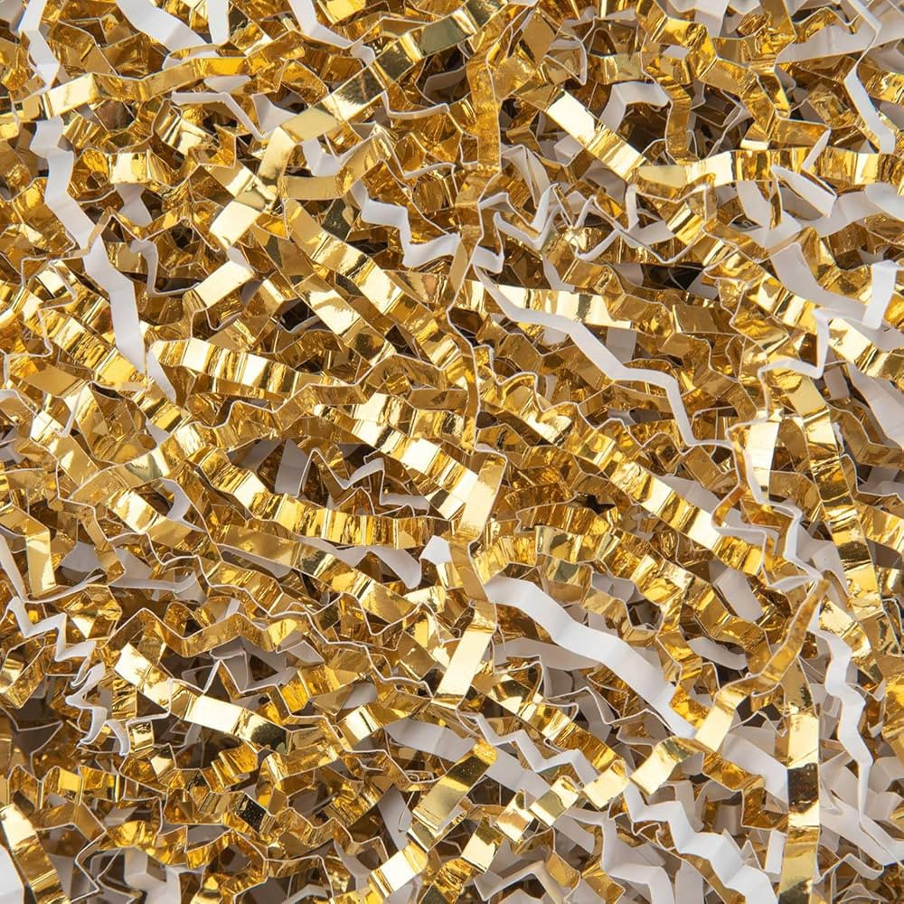 Caleihd 4.5oz Crinkle Cut Paper Shredded Filler Paper for Gift Baskets Gift Box Confetti Paper Sh... | Amazon (US)