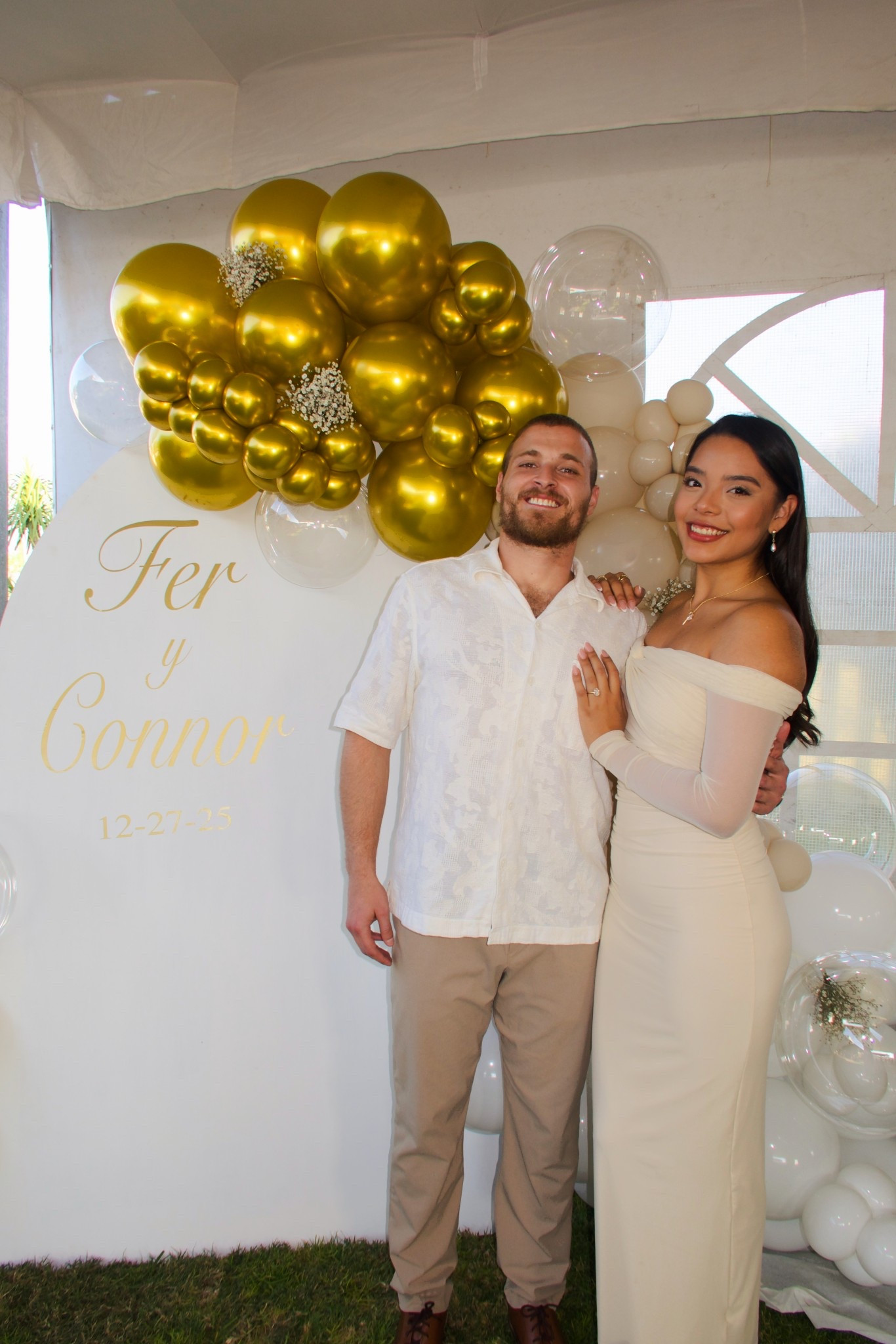 My second engagement party dress